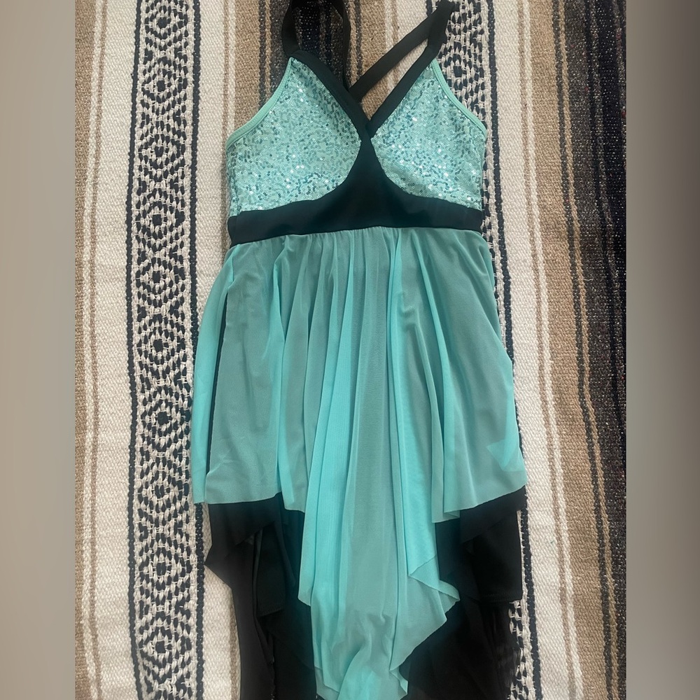 Weissman SA Blue and Black Dance Costume
